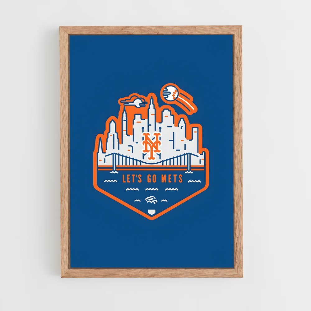 Poster Mets en Scène – affiche Baseball (vue 4)